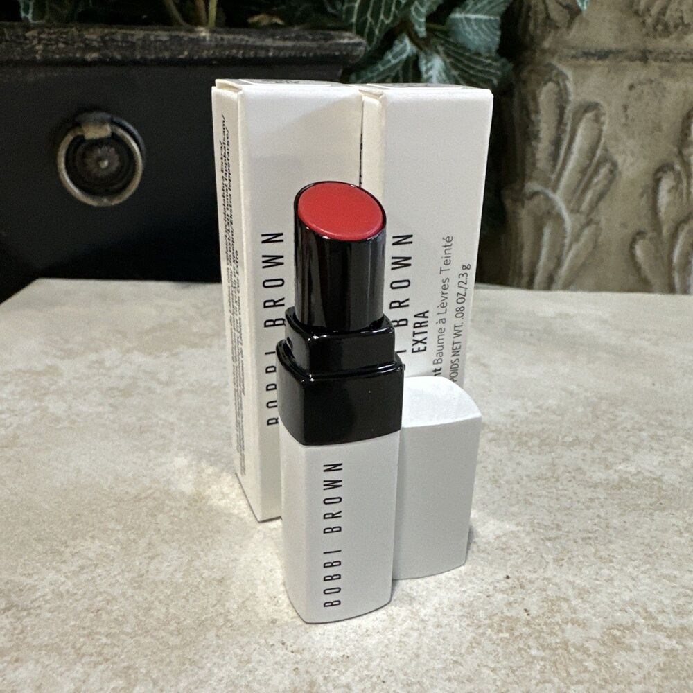 Two New Bobbi Brown Extra Lip TintBare Cherry 813 0.08 oz each